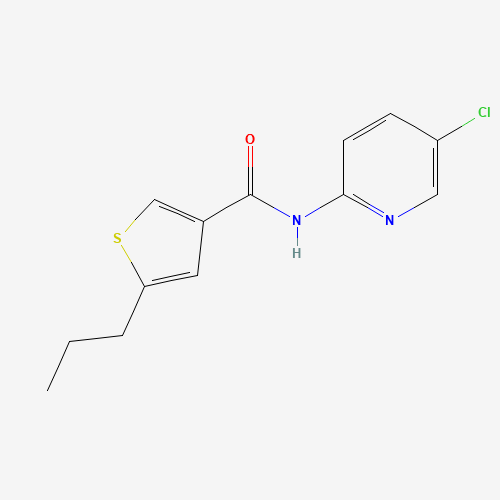 N-(5-chloropyridin-2-yl)-5-propylthiophene-3-carboxamide