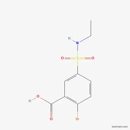 Molecular Structure of 790271-06-6 (2-bromo-5-(ethylsulfamoyl)benzoic Acid)