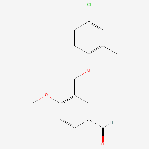 3-(4-CHLORO-2-METHYL-PHENOXYMETHYL)-4-METHOXY-BENZALDEHYDE