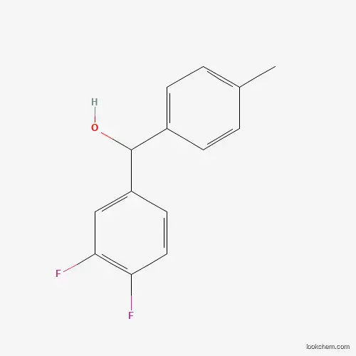 Molecular Structure of 842140-57-2 ((3,4-Difluorophenyl)(p-tolyl)methanol)