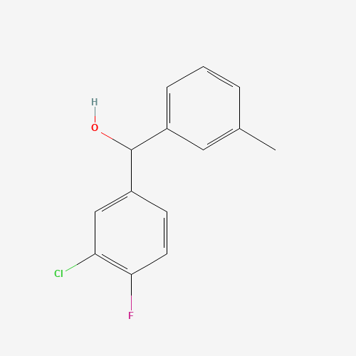(3-chloro-4-fluorophenyl)(m-tolyl)methanol