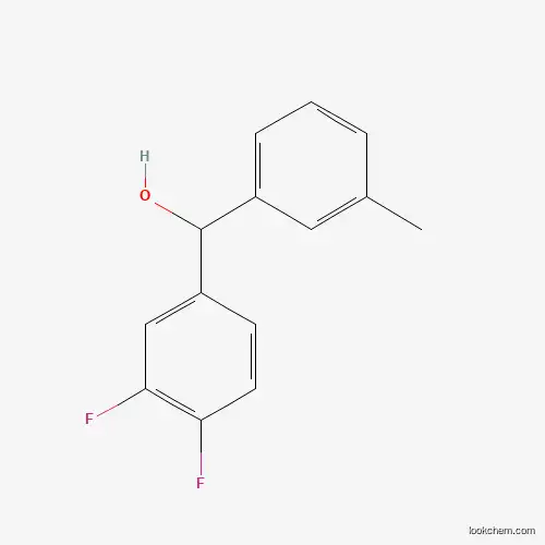 Molecular Structure of 842140-74-3 ((3,4-Difluorophenyl)(m-tolyl)methanol)