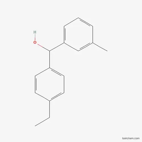 Molecular Structure of 844683-29-0 ((4-Ethylphenyl)(m-tolyl)methanol)