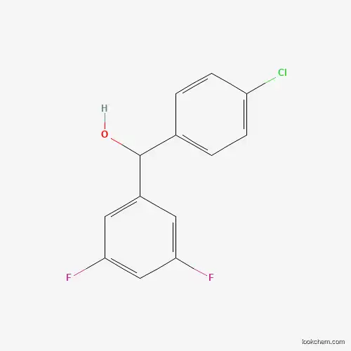 Molecular Structure of 844683-38-1 ((4-Chlorophenyl)(3,5-difluorophenyl)methanol)