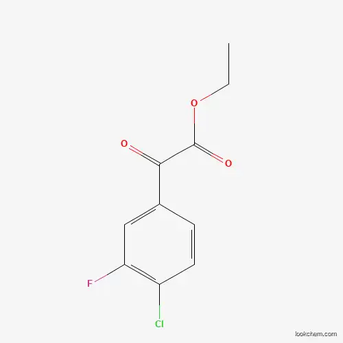 Molecular Structure of 845790-56-9 (Ethyl 4-chloro-3-fluorobenzoylformate)