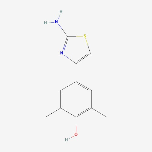 4-(2-AMINO-1,3-THIAZOL-4-YL)-2,6-DIMETHYLBENZENOL