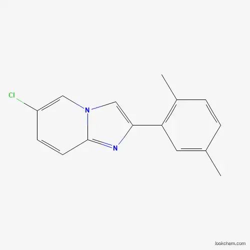 Molecular Structure of 881040-64-8 (6-Chloro-2-(2,5-dimethylphenyl)imidazo[1,2-a]pyridine)