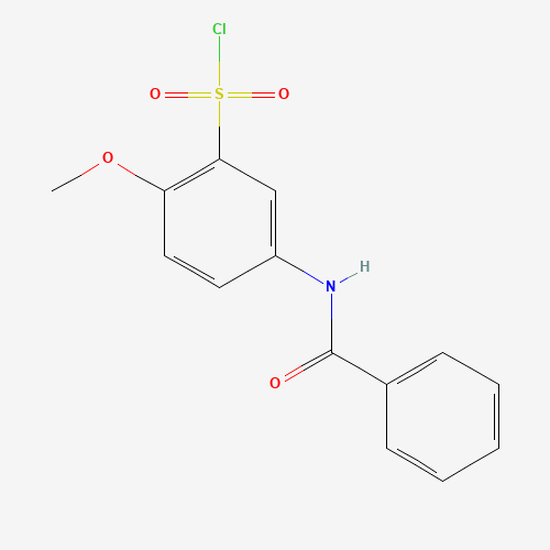 5-Benzoylamino-2-methoxybenzenesulfonylchloride