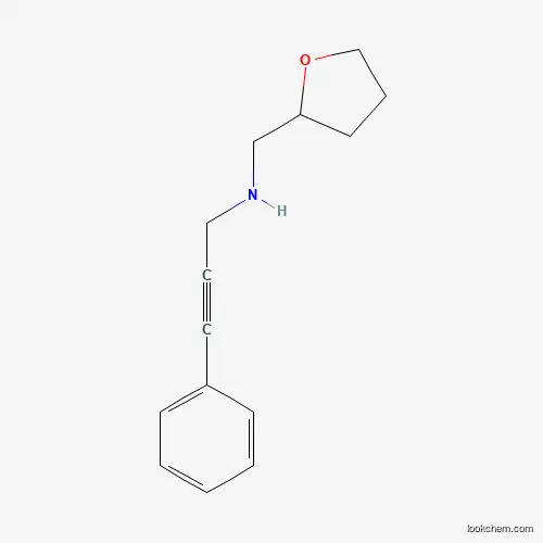 Molecular Structure of 893578-86-4 ((3-Phenyl-2-propyn-1-YL)(tetrahydro-2-furanylmethyl)amine)