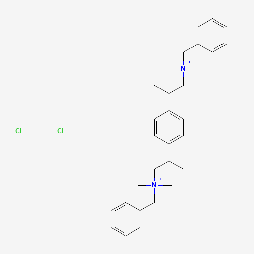 Molecular Structure of 10072-44-3 ((p-Phenylenebis(1-methylethylene))bis(benzyldimethylammonium) dichloride)