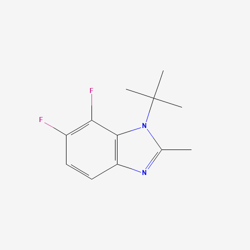 1-t-butyl-6,7-difluoro-2-methylbenzodiazole