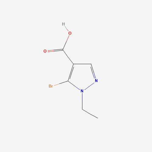 Molecular Structure of 1564628-87-0 (5-bromo-1-ethyl-1H-pyrazole-4-carboxylic acid)