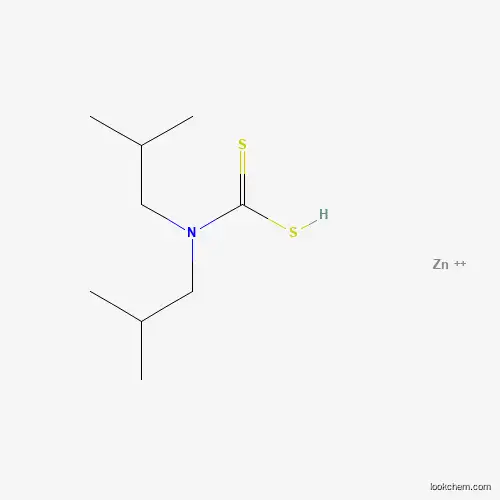 Molecular Structure of 72134-86-2 (ZINC;bis(2-methylpropyl)carbamodithioic acid)