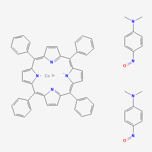 Cobalt(3+);n,n-dimethyl-4-nitrosoaniline;5,10,15,20-tetraphenylporphyrin-22,24-diide