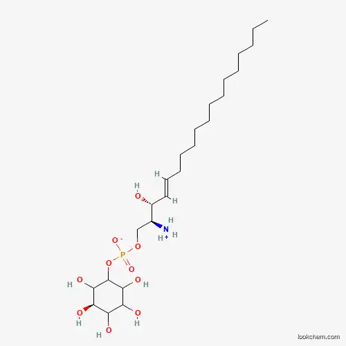 Molecular Structure of 799812-72-9 ((2S,3R,4E)-2-Azaniumyl-3-hydroxyoctadec-4-en-1-yl (3R)-2,3,4,5,6-pentahydroxycyclohexyl phosphate)