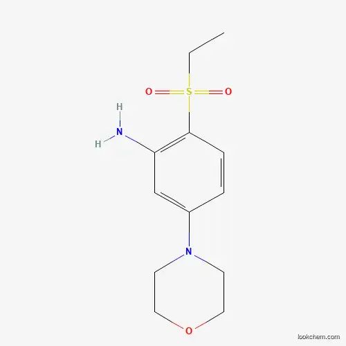Molecular Structure of 1220034-99-0 (2-(Ethylsulfonyl)-5-(4-morpholinyl)aniline)