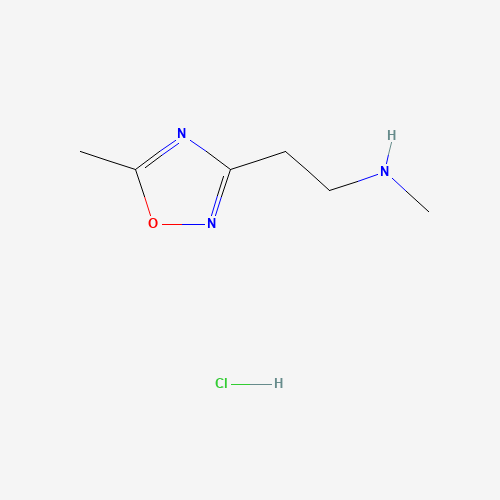 N-Methyl-2-(5-methyl-1,2,4-oxadiazol-3-yl)ethanamine hydrochloride(1255717-81-7)