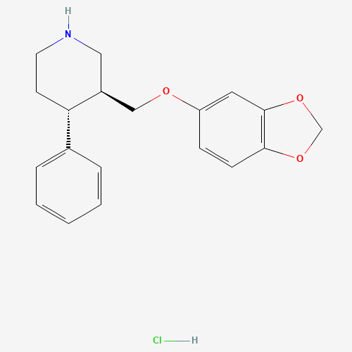 (3S,4R)-3-((benzo[d][1,3]dioxol-5-yloxy)methyl)-4-phenylpiperidine hydrochloride