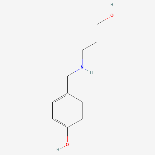 Molecular Structure of 161798-72-7 (4-[[(3-Hydroxypropyl)amino]methyl]phenol)
