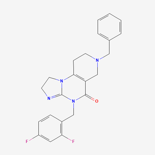 1638178-87-6,Unii-OW6LM47pnk,11-benzyl-7-((2,4-difluorophenyl)methyl)-2,5,7,11-tetrazatricyclo(7.4.0.02,6)trideca-1(9),5-dien-8-one;ONC206
