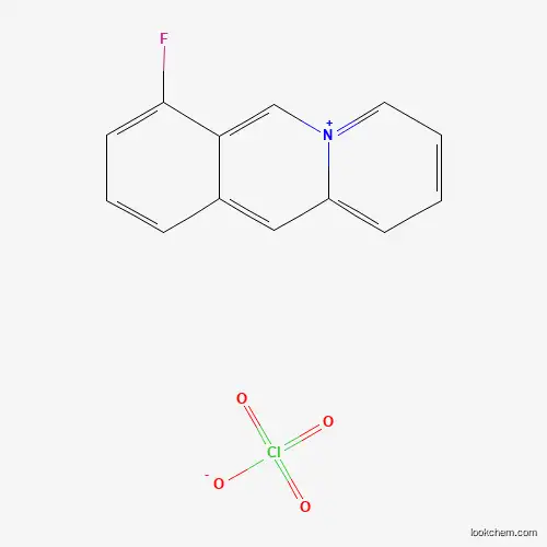 Molecular Structure of 1833-06-3 (7-Fluoropyrido[1,2-b]isoquinolin-5-ium perchlorate)