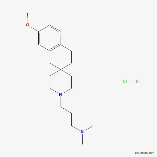 Molecular Structure of 6533-26-2 (3-(6-methoxyspiro[2,4-dihydro-1H-naphthalene-3,4'-piperidine]-1'-yl)-N,N-dimethylpropan-1-amine;hydrochloride)