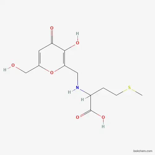 Molecular Structure of 7252-71-3 (2-[[3-Hydroxy-6-(hydroxymethyl)-4-oxopyran-2-yl]methylamino]-4-methylsulfanylbutanoic acid)