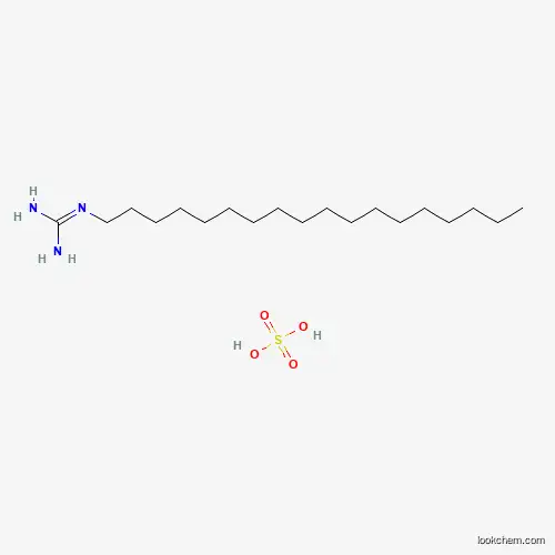 Molecular Structure of 7466-49-1 (Sulfuric acid--N''-octadecylguanidine (1/1))