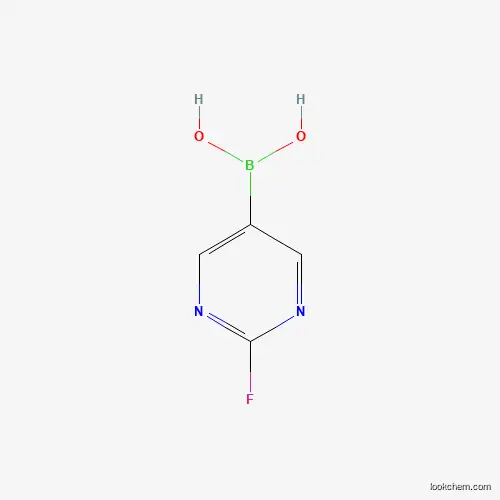 Molecular Structure of 1029654-42-9 (2-Fluoropyrimidine-5-boronic acid)
