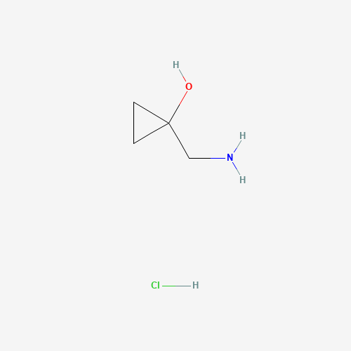 Molecular Structure of 1215417-77-8 (1-(Aminomethyl)cyclopropanol hydrochloride)