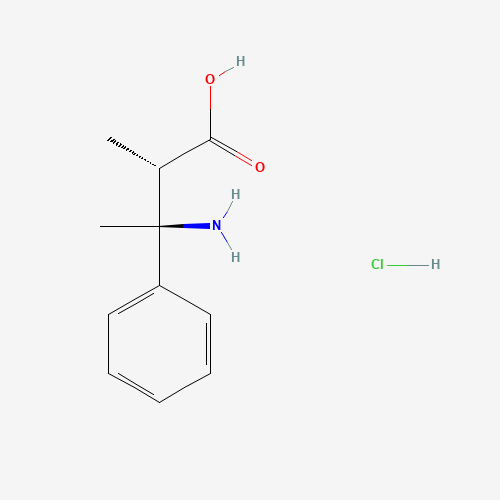 Molecular Structure of 1263094-12-7 ((2S,3S)-3-Amino-2-methyl-3-phenylbutyric acid hydrochloride)