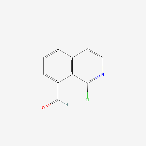 Molecular Structure of 1337879-86-3 (1-Chloroisoquinoline-8-carbaldehyde)