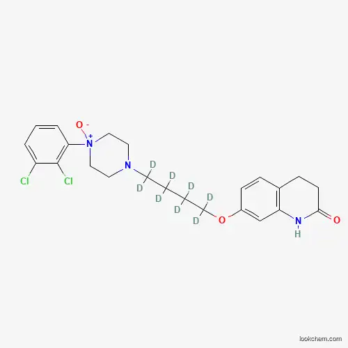Molecular Structure of 1346600-39-2 (Aripiprazole-d8 N4-Oxide)