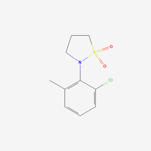 Molecular Structure of 1400644-34-9 (N-(2-Chloro-6-methylphenyl)-1,3-propanesultam)