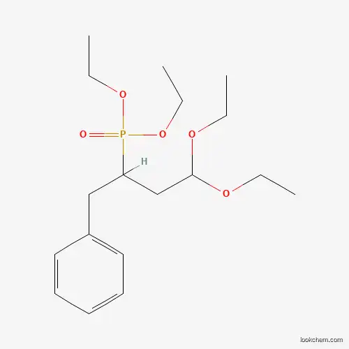 Molecular Structure of 203193-00-4 (Diethyl[3,3-diethoxy-1-(phenylmethyl)propyl]phosphonate)