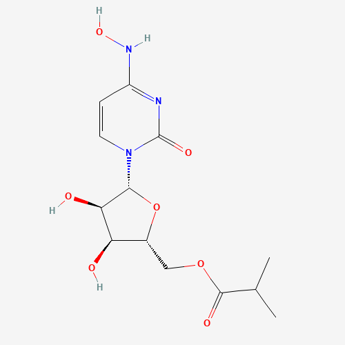 2349386-89-4,EIDD-2801,((2R,3S,4R,5R)-3,4-dihydroxy-5-((4Z)-4-(hydroxyimino)-2-oxo-3,4- dihydropyrimidin-1(2H)-yl)oxolan-2-yl)methyl 2-methylpropanoate;EIDD-2801;Lagevrio;MK-4482;molnupiravir