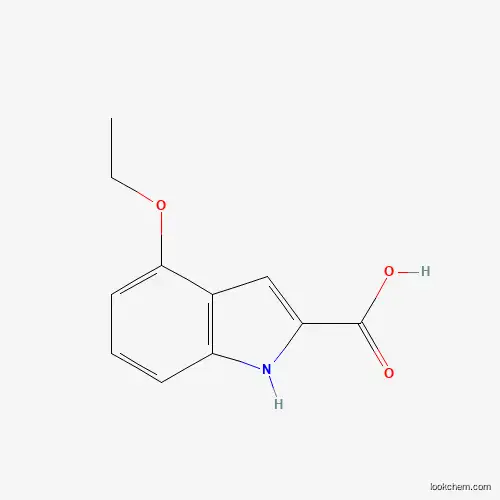 Molecular Structure of 29970-01-2 (4-Ethoxy-1H-indole-2-carboxylic acid)