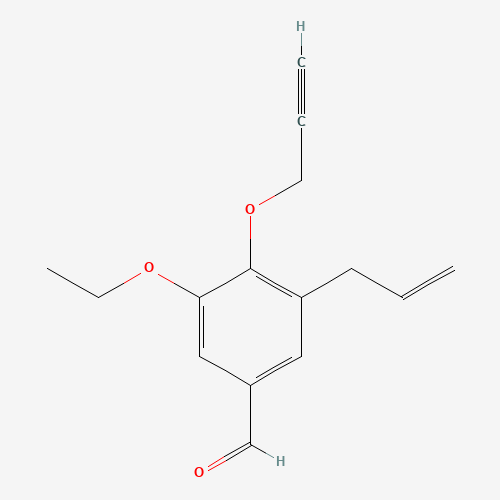 3-allyl-5-ethoxy-4-(2-propyn-1-yloxy)benzaldehyde(SALTDATA: FREE)