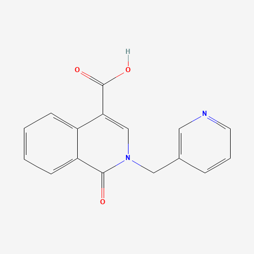 1-oxo-2-(pyridin-3-ylmethyl)isoquinoline-4-carboxylic acid