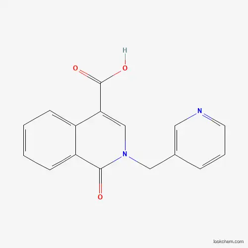 Molecular Structure of 477851-07-3 (1-oxo-2-(pyridin-3-ylmethyl)isoquinoline-4-carboxylic Acid)