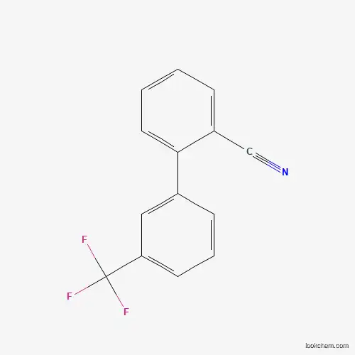 Molecular Structure of 501427-87-8 (2-[3-(Trifluoromethyl)phenyl]benzonitrile)