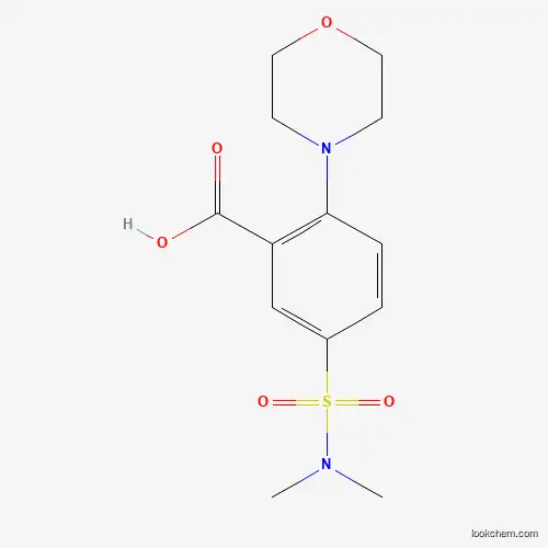 Molecular Structure of 790271-10-2 (5-[(Dimethylamino)sulfonyl]-2-morpholin-4-ylbenzoic acid)