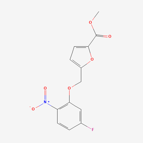 5-(5-FLUORO-2-NITRO-PHENOXYMETHYL)-FURAN-2-CARBOXYLIC ACID METHYL ESTER
