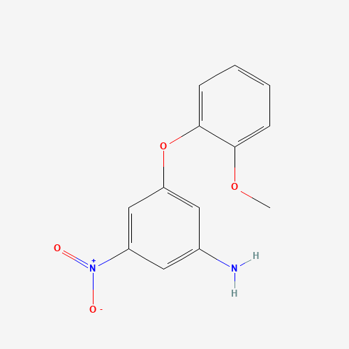 3-(2-METHOXY-PHENOXY)-5-NITRO-PHENYLAMINE