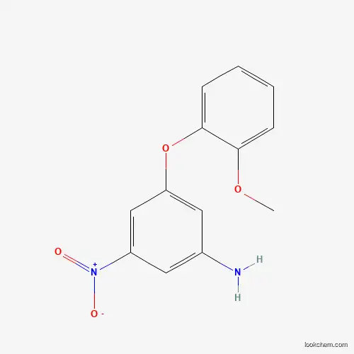 Molecular Structure of 832740-04-2 (3-(2-Methoxyphenoxy)-5-nitroaniline)