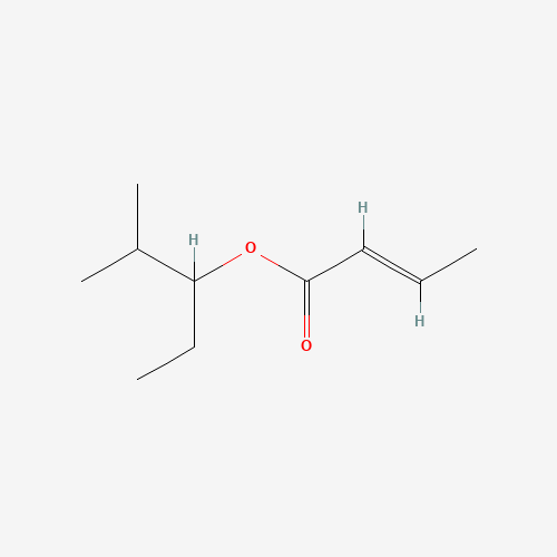 Molecular Structure of 1370711-06-0 (2-Butenoic acid, 1-ethyl-2-methylpropyl ester, (2E)-)