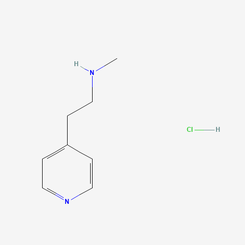 Molecular Structure of 15430-49-6 (N-Methyl-2-(pyridin-4-yl)ethanamine hydrochloride)