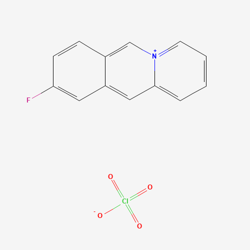 Molecular Structure of 1695-36-9 (9-Fluoropyrido[1,2-b]isoquinolin-5-ium perchlorate)