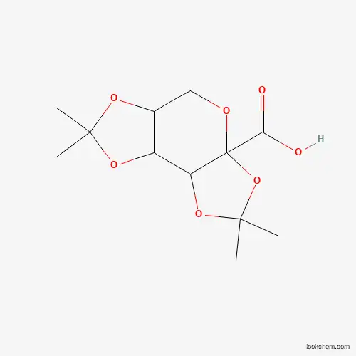 Molecular Structure of 6974-48-7 (2,2,7,7-Tetramethyl-tetrahydro-bis[1,3]dioxolo[4,5-b:4',5'-d]pyran-3a-carboxylic acid)
