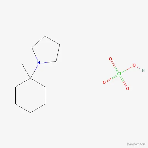 Molecular Structure of 92422-98-5 (Perchloric acid--1-(1-methylcyclohexyl)pyrrolidine (1/1))